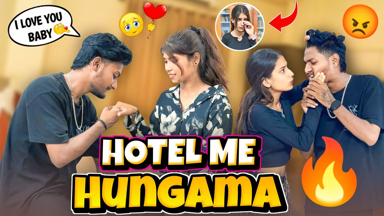 GF Ne Pakad Liya Hotel Room Me 😳 | Dangerous Prank🔥| Gone Wrong❤️‍🔥😭