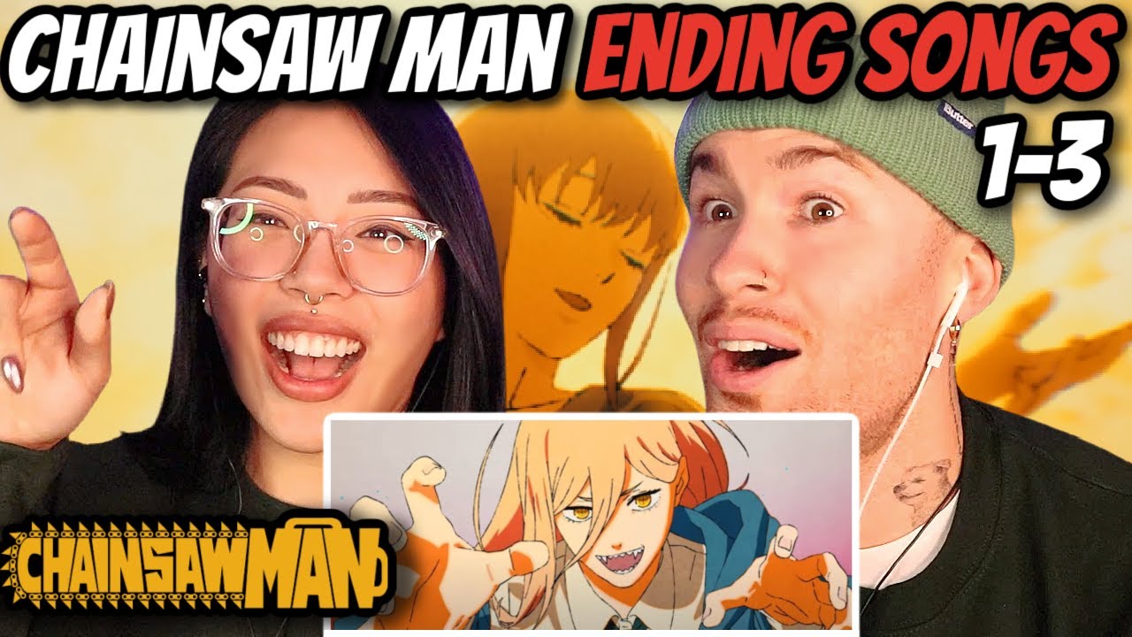 My Favorite Is...CHAINSAW MAN - ENDING SONGS #1-3 Reaction