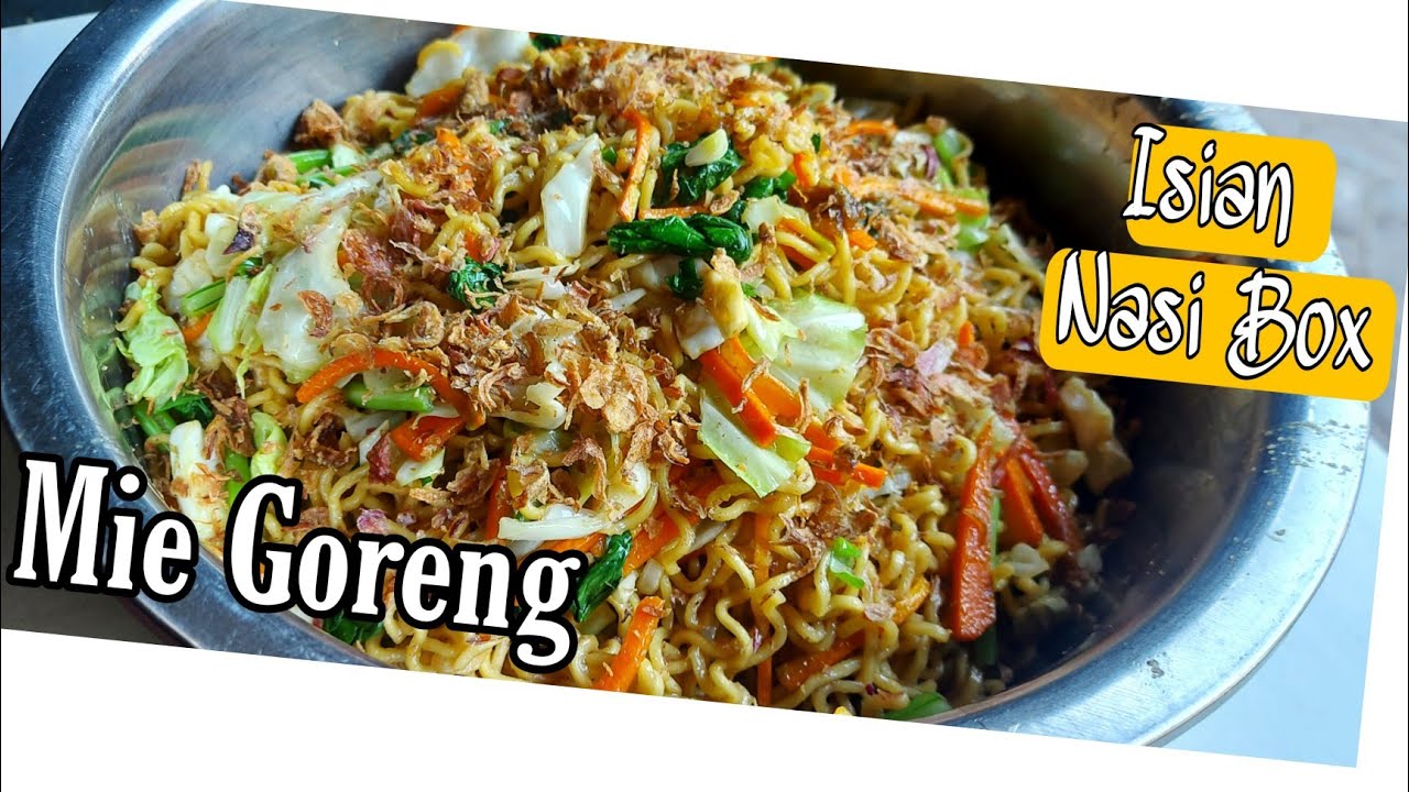 RESEP MIE GORENG ISIAN NASI BOX | PESANAN CATERING | HANTARAN
