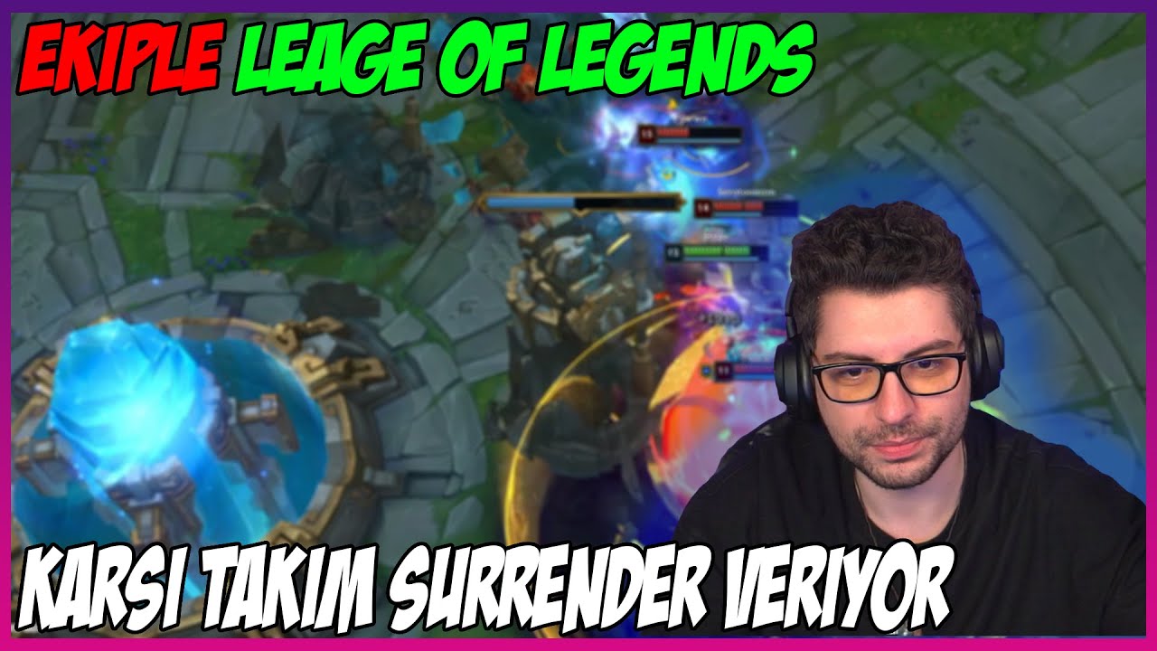KARŞI TAKIMA SURRENDER VERDİRTMELİ WİN ! | HYPE EKİPLE LOL OYNUYOR !