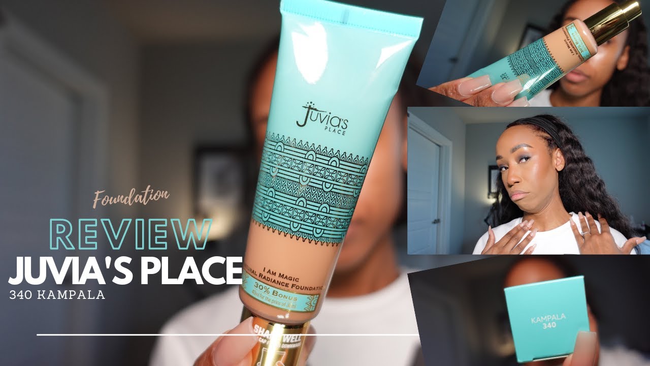 JUVIA'S PLACE 340 KAMPALA, I AM MAGIC NATURAL RADIANCE FOUNDATION REVIEW