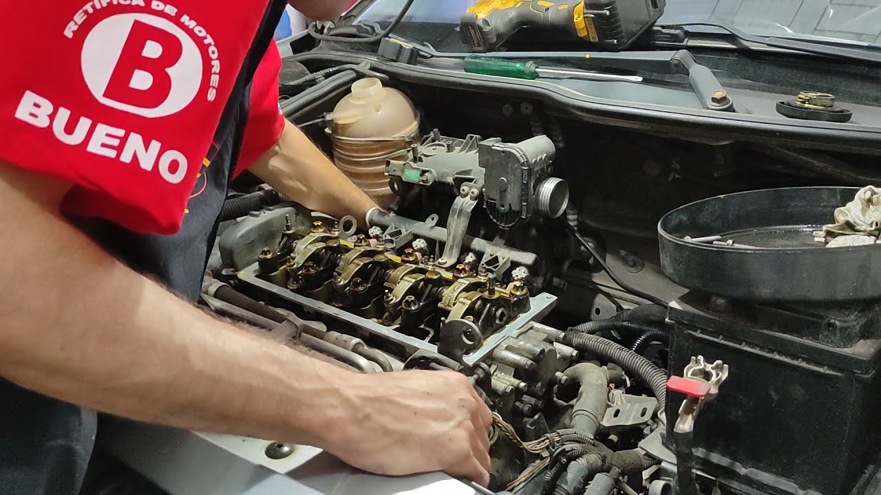 1° parte desmontagem cabeçote Peugeot , Citroen 8 válvulas