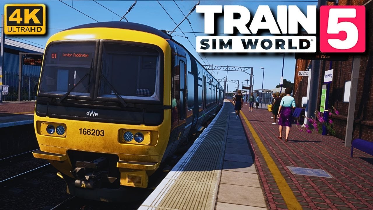 Train Sim World 5 PS5 Pro Gameplay - GWE - Class 166 - West Ealing to London Paddington