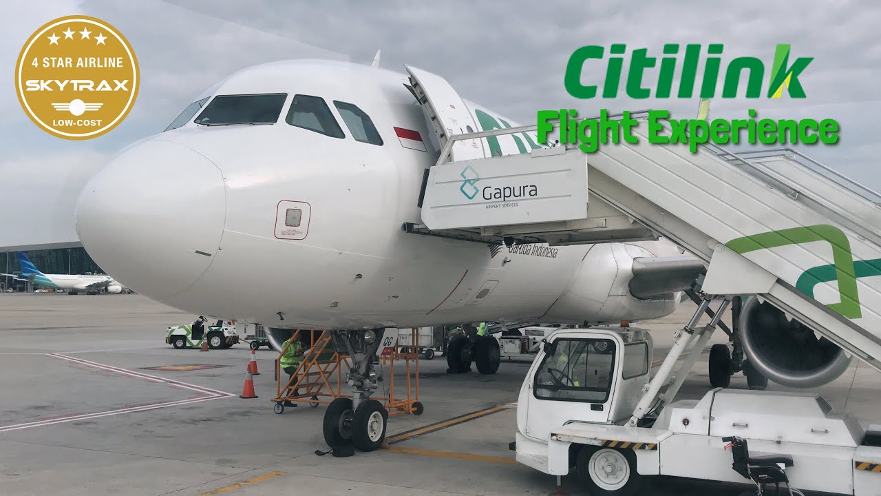 4 STAR Low-Cost Airlines | Citilink Indonesia, Penang to Jakarta | QG511