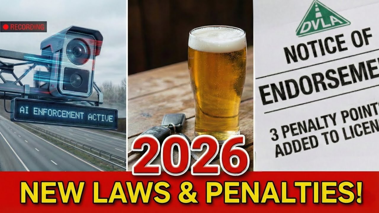 POLICE to SEIZE Licences ROADSIDE: 2026 NEW Driving Laws Coming! 😲