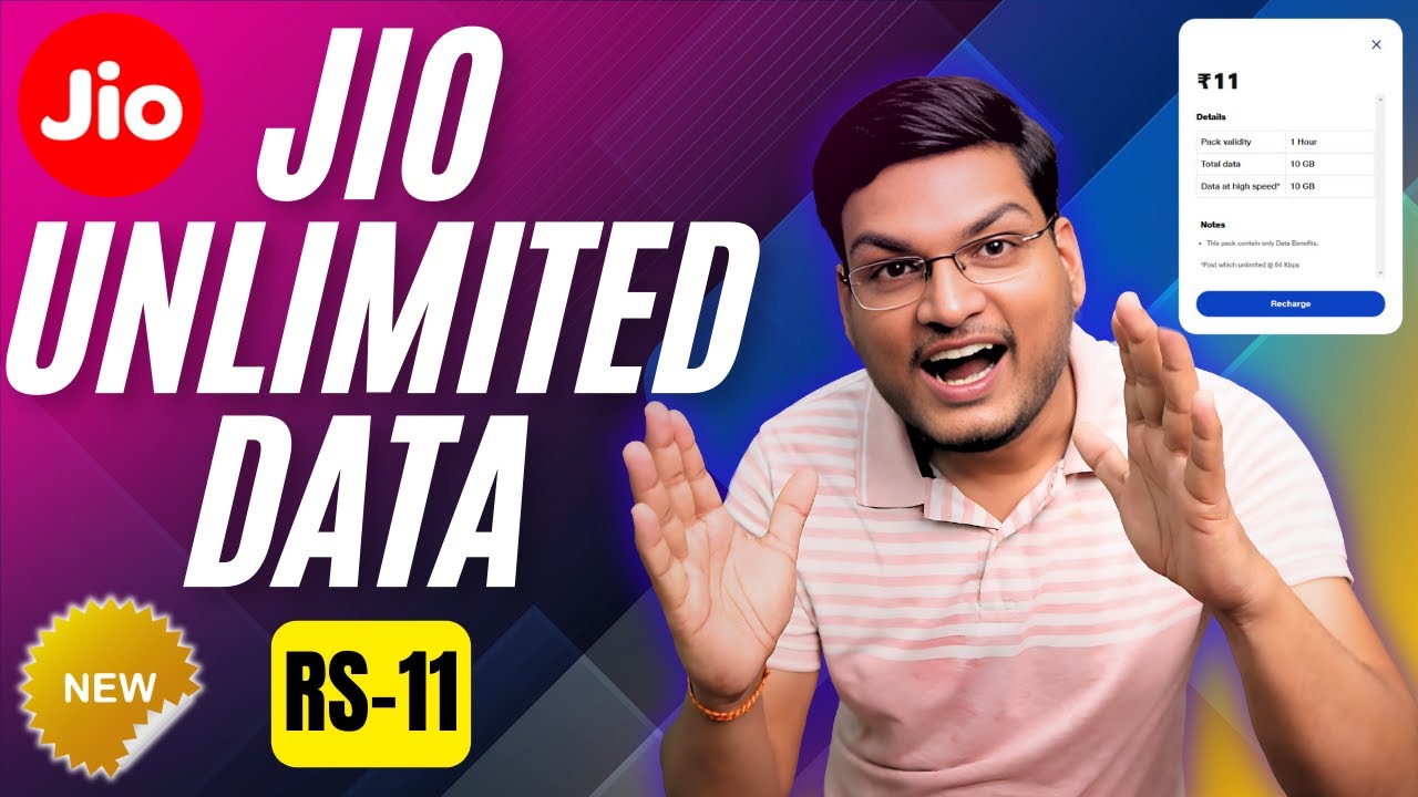 Jio Unlimited Data Pack, Jio 4g Unlimited Data Plan Rs 11 Full Details