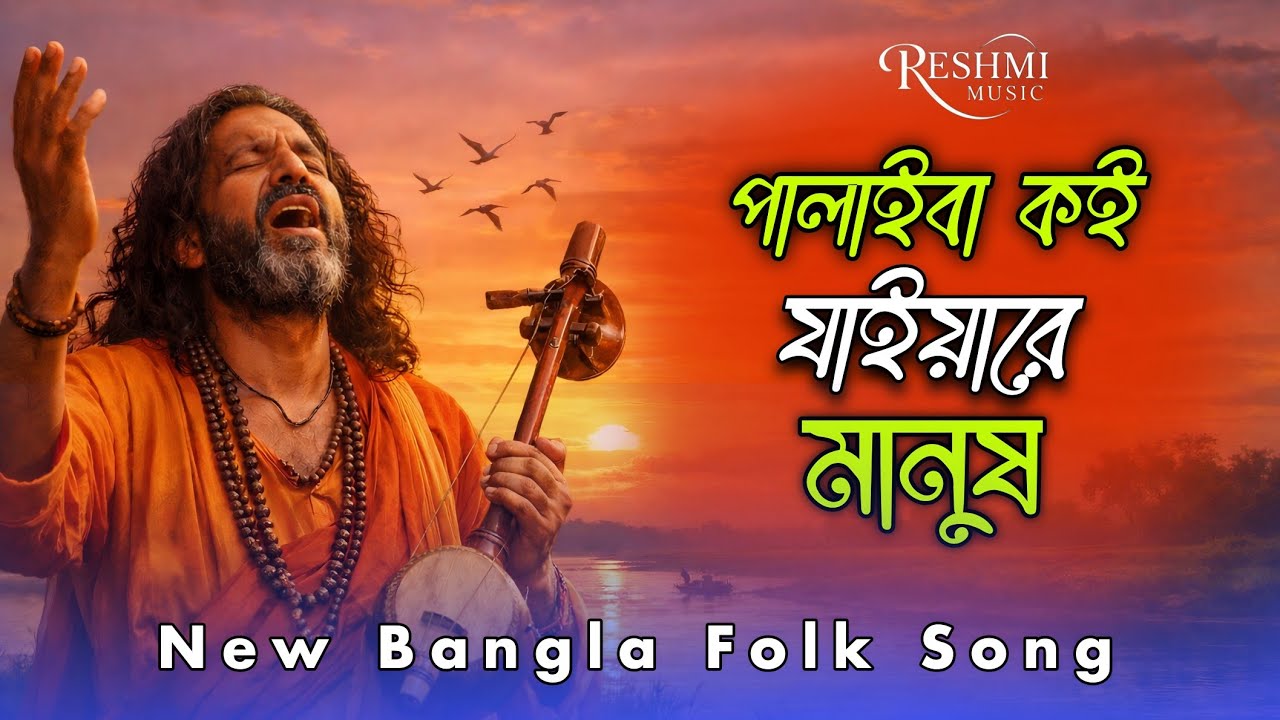 পালাইবা কই যাইয়ারে মানুষ । Palai Ba Koi Jaya Re Manush । New Bangla Folk Song । Lonely Song 😭💔