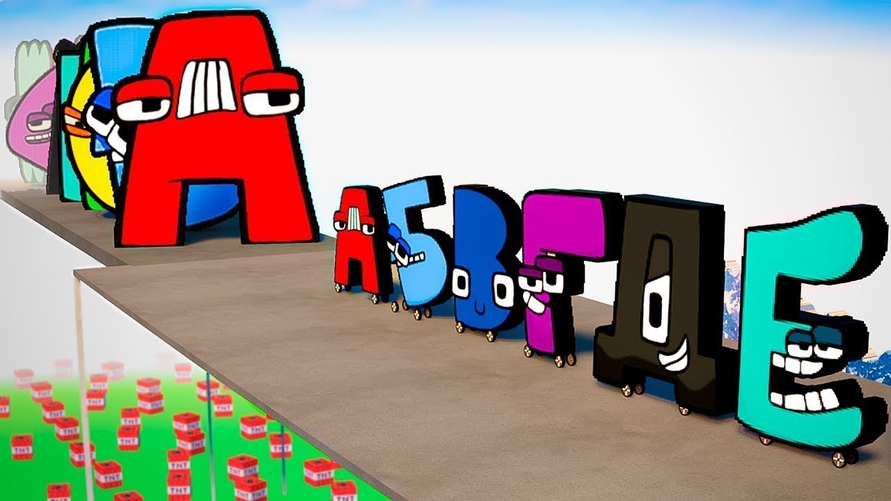 Alphabet Lore CARS VS ENGLISH Alphabet Lore Walls A-Z TEARDOWN