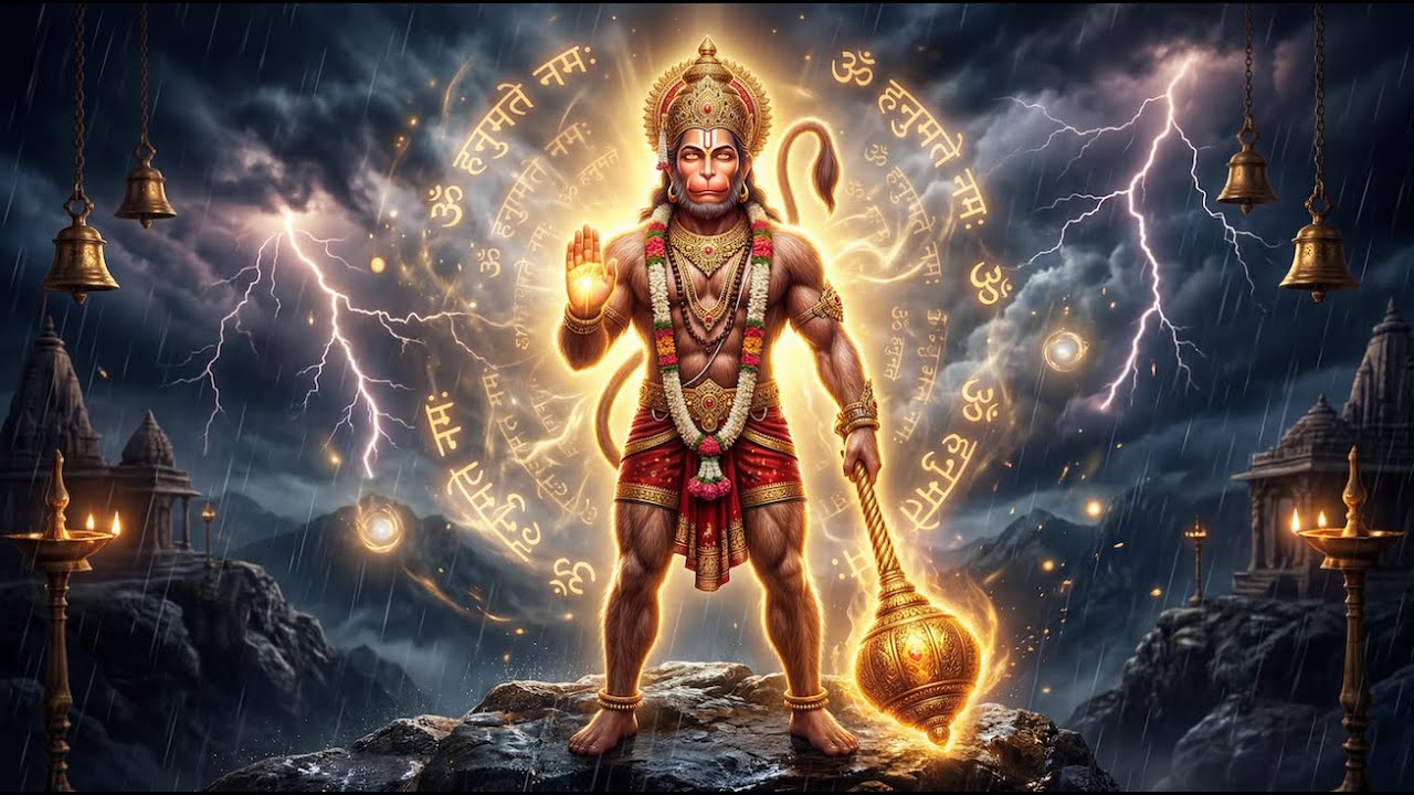हनुमान रक्षा मंत्र 108 बार | संकट मुक्ति और सुरक्षा के लिए शक्तिशाली मंत्र | Hanuman Raksha Mantra
