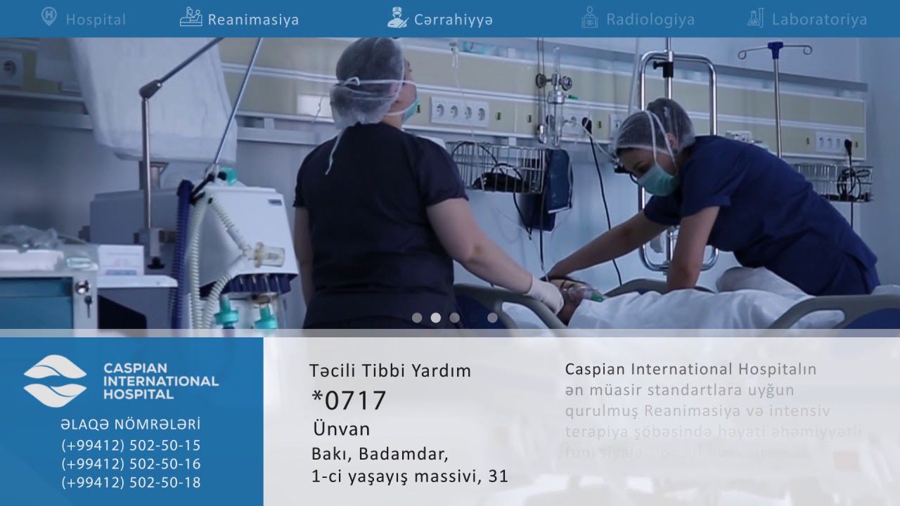 Caspian hospital tanitim