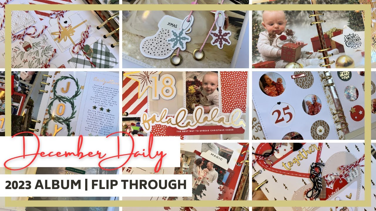 December Daily 2023 | Flip through | Completed Album