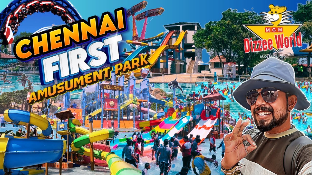 MGM DIZZEE WORLD AMUSEMENT PARK IN CHENNAI l CHENNAI MGM l MMT VLOGS TAMIL 👈