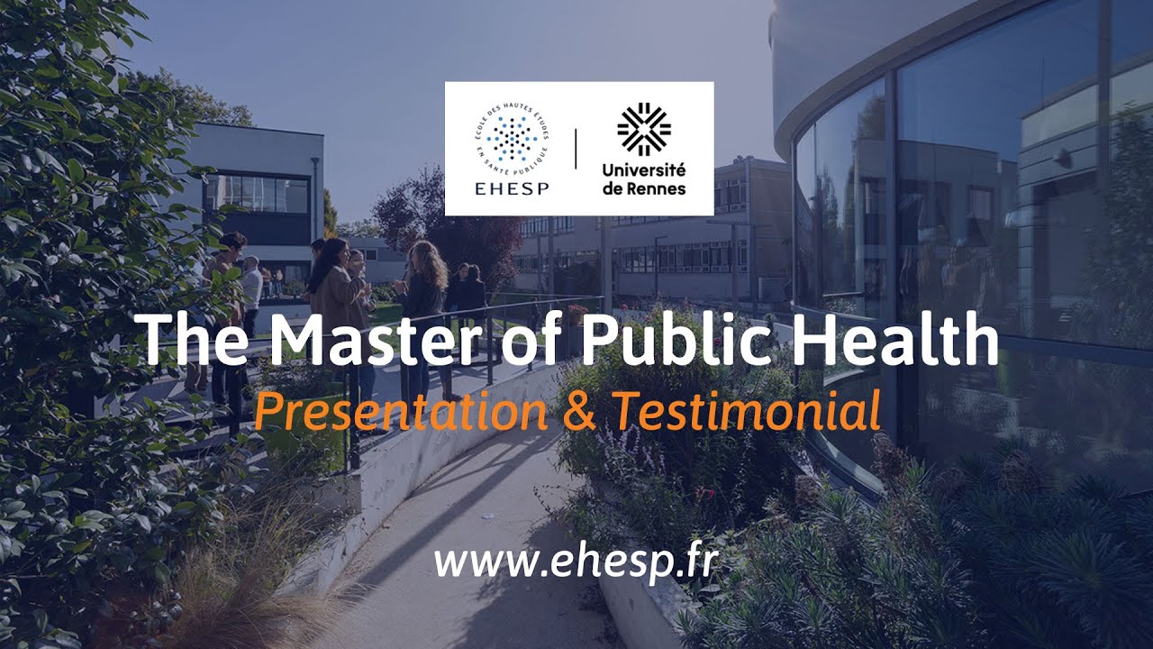 Presentation of EHESP Master of Public Health programme