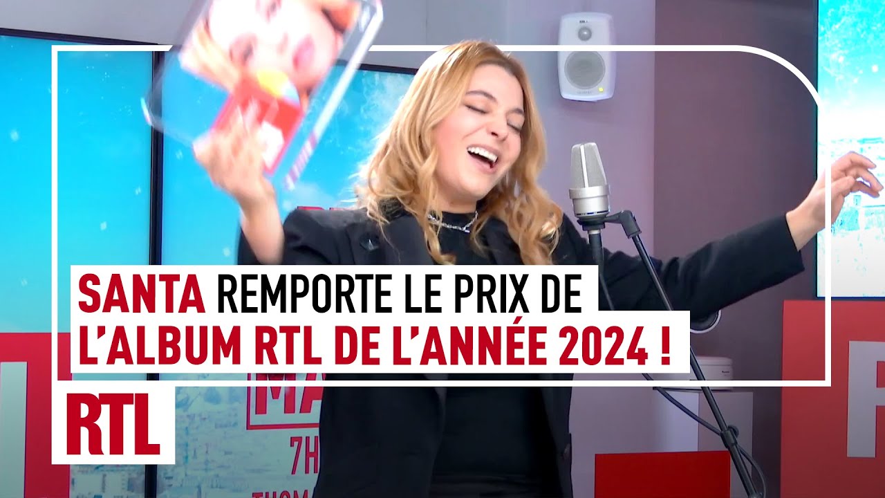 Santa, sacrée Album RTL de l'année 2024 pour 