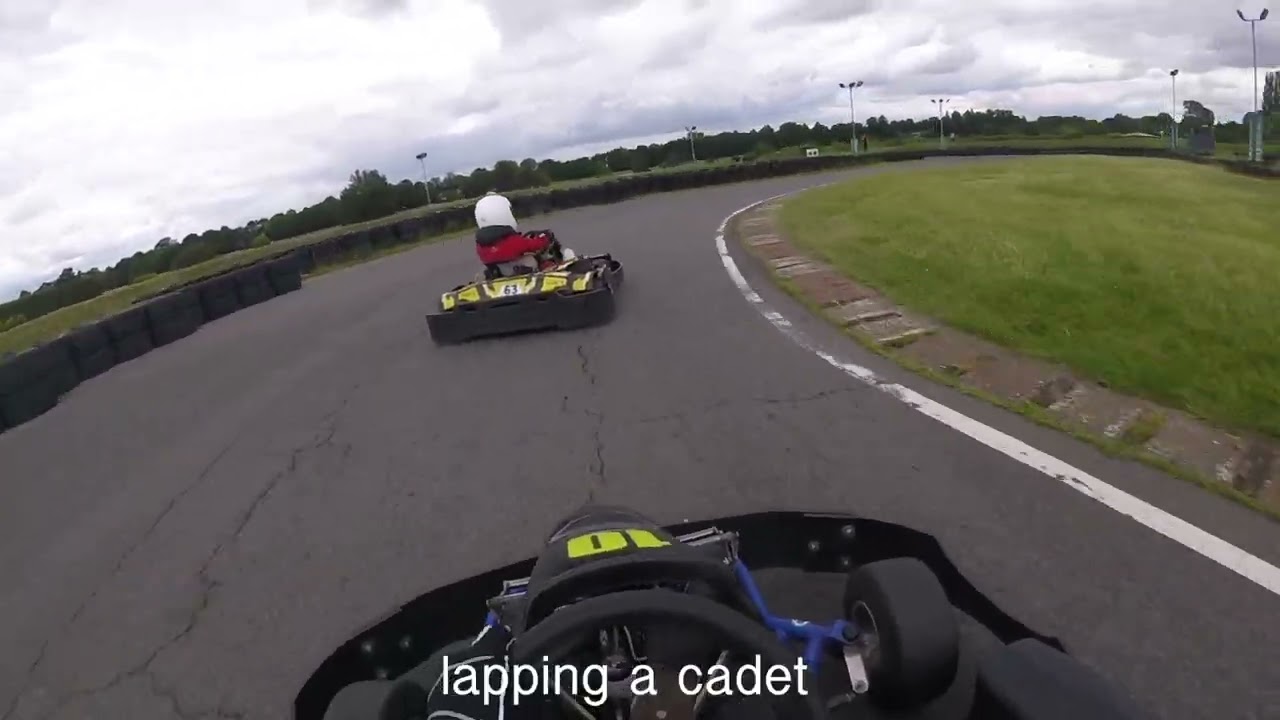 Daytona Sandown inkart Season 2 round 5 B final race win