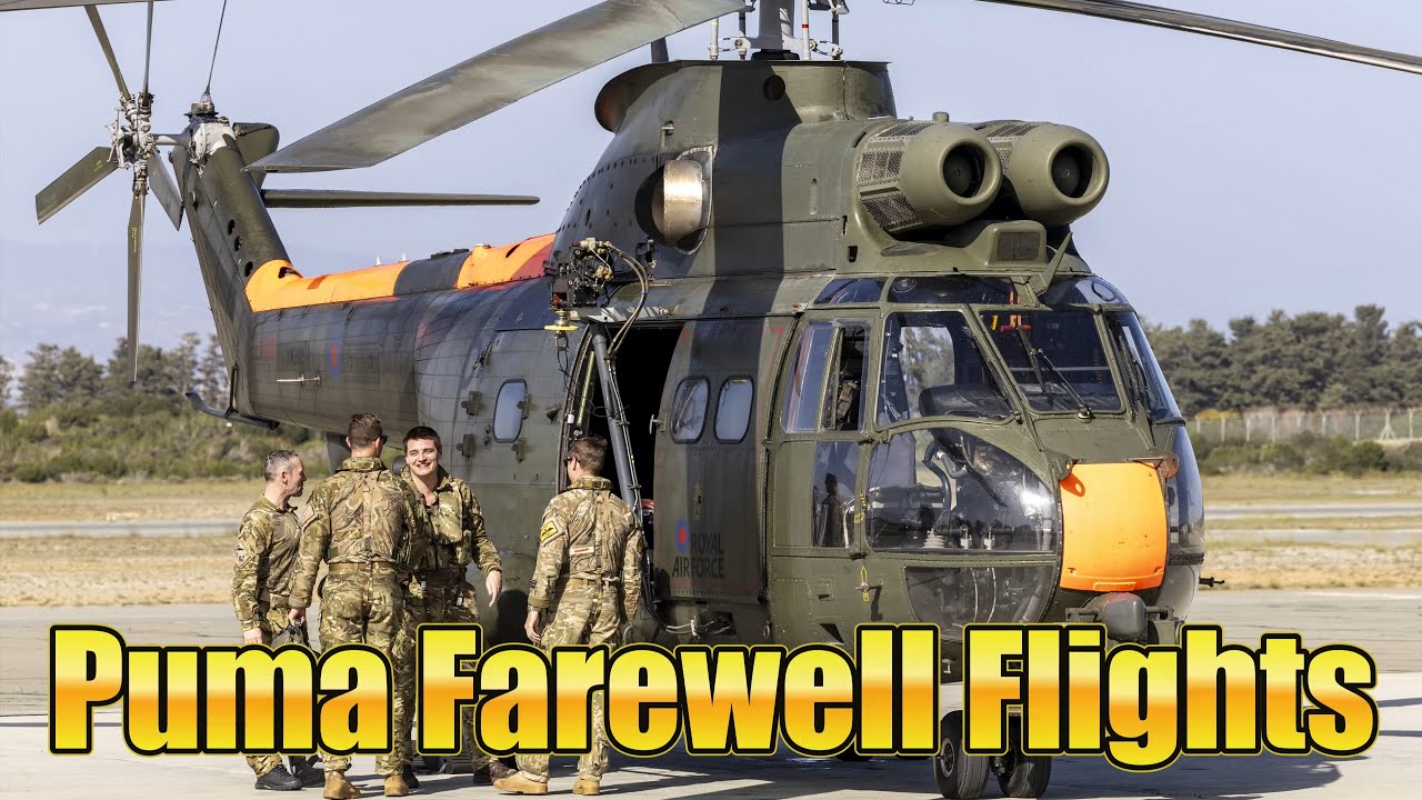 RAF Puma Farewell Flights  - A big win for Ukraine?