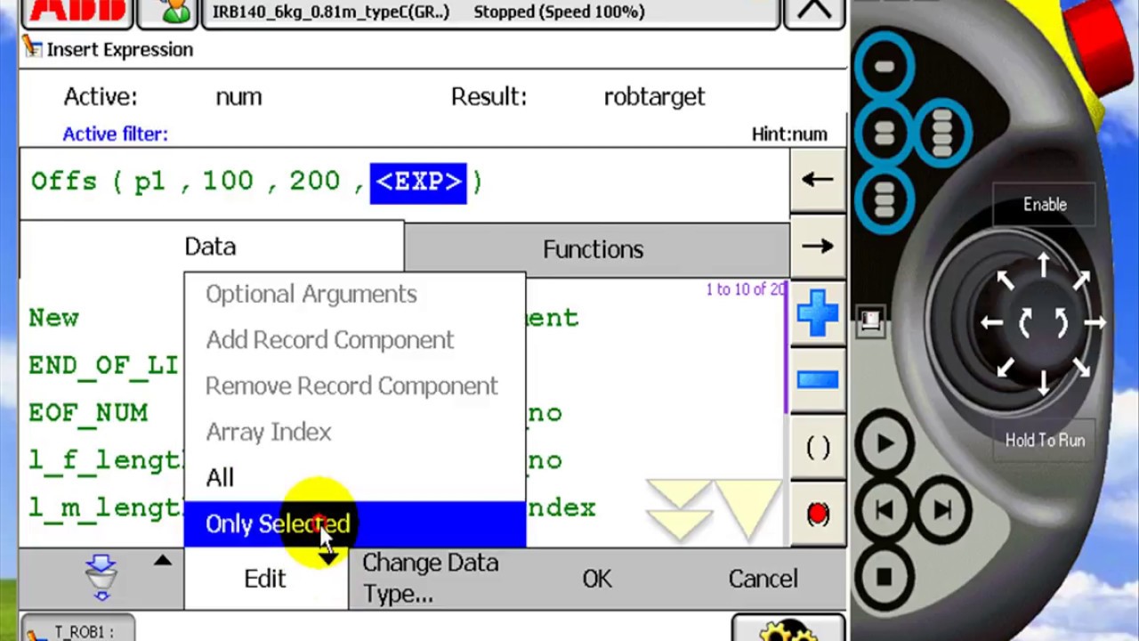 12 Offset programmering ABB IRC5