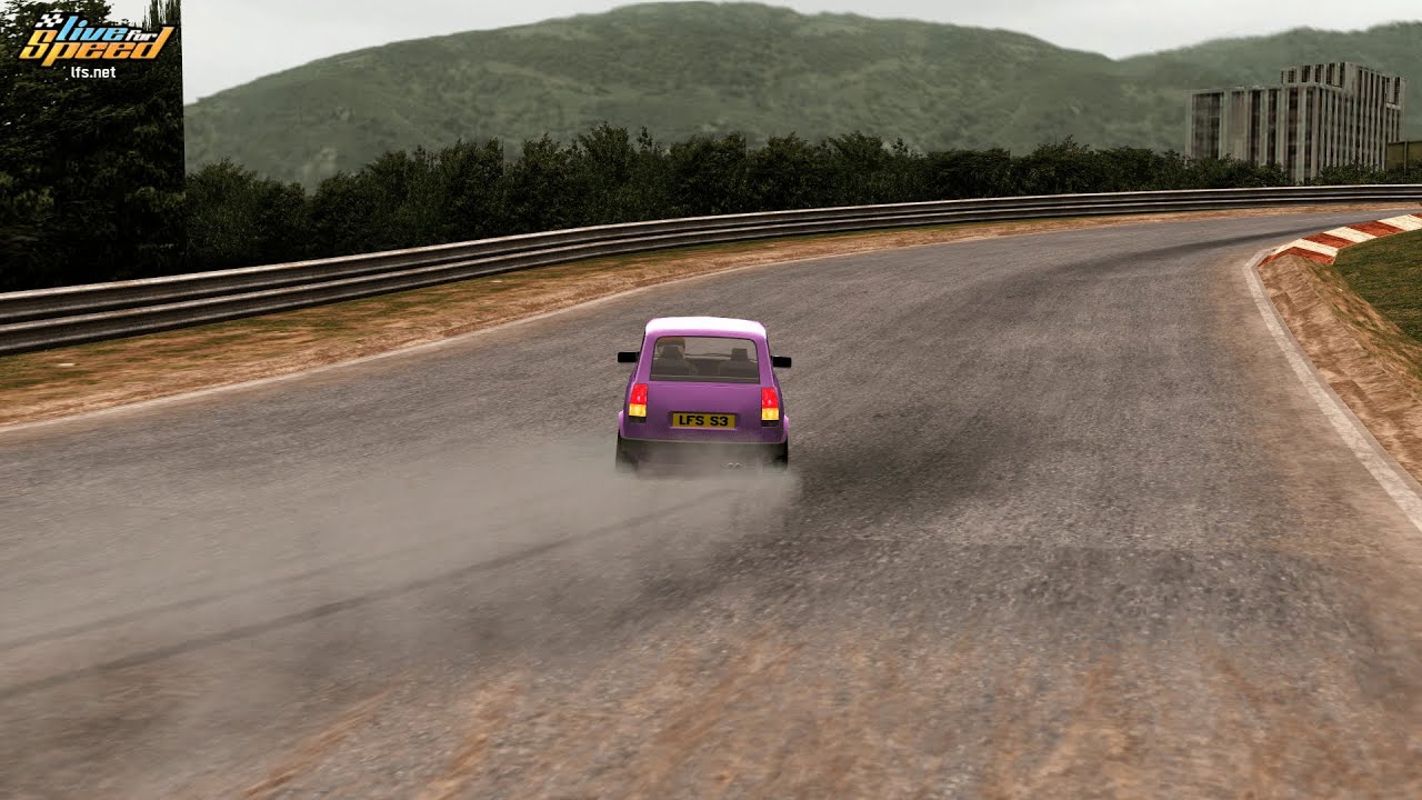 Live for Speed S3 Mods #149.1 - MICROQUATTRO Rallycross on Fern Bay Rallycross Green Reverse