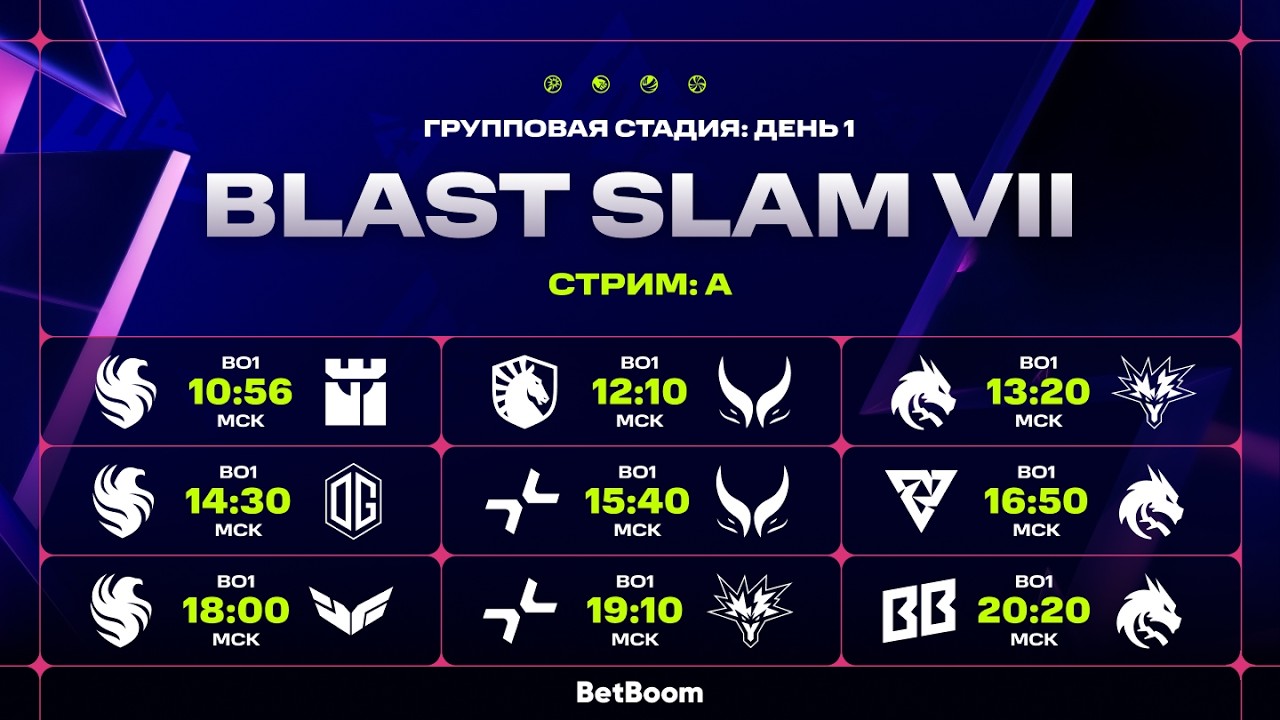 BLAST Slam VII, Online Group , Day 1 -  STREAM A