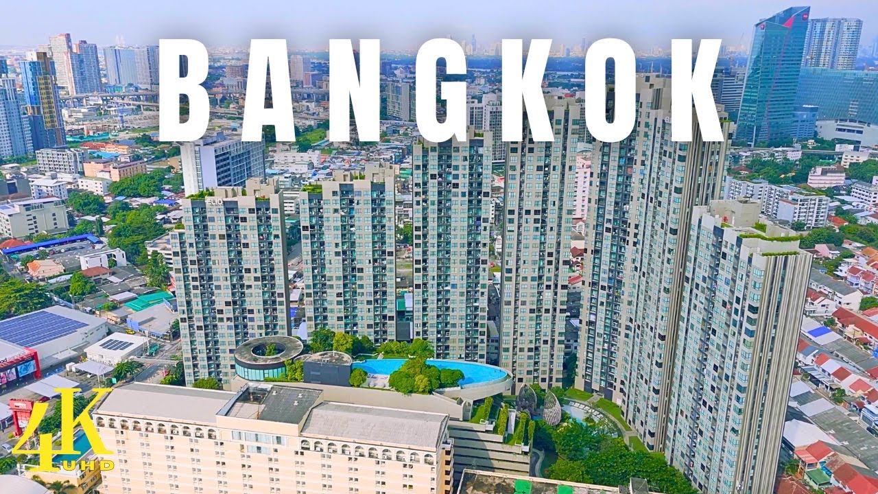 Bangkok, Thailand 🇹🇭 4K | Drone Footage