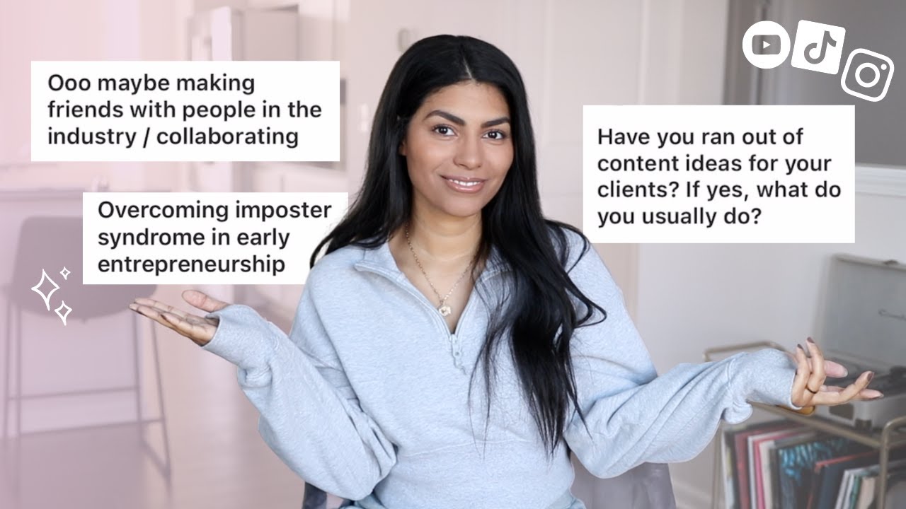 Social Media Manager Q&A | Content Ideas, Working With Friends, & Staying Motivated
