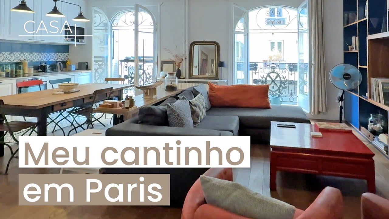 Meu APARTAMENTO em PARIS: tour completo pelo meu lar tempor&aacute;rio 🇫🇷