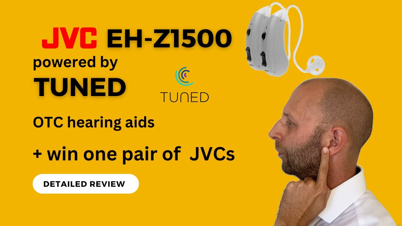 JVC EH-Z1500 OTC hearing aids powered by Tuned App