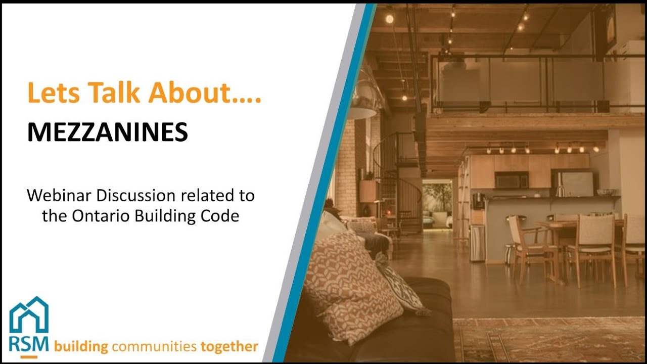 Mezzanines in the Ontario Building Code  - RSM Building Consultants