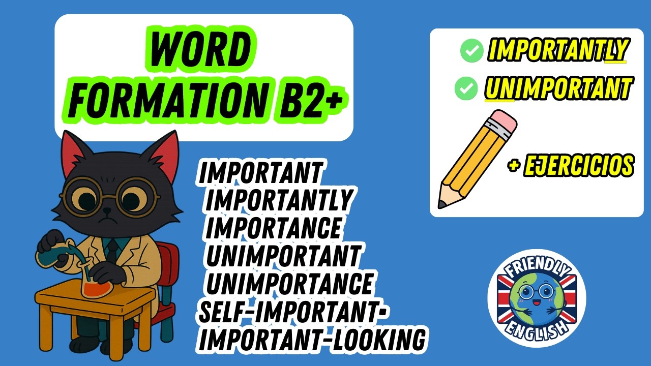Word Formation en inglés: qué es y cómo usarlo (explicado fácil)