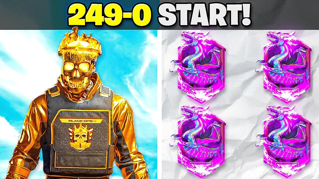 1 Top 250 VS 4 Iridescent, But Iridescent AFK for 249 Points! (Hardpoint)