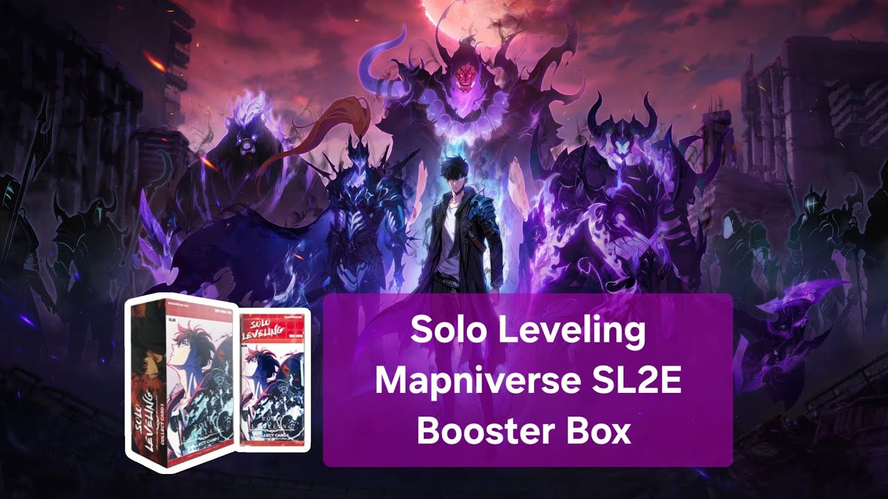 Solo Leveling Mapniverse SL2E Official Booster Box Opening Korean/English, Box 3