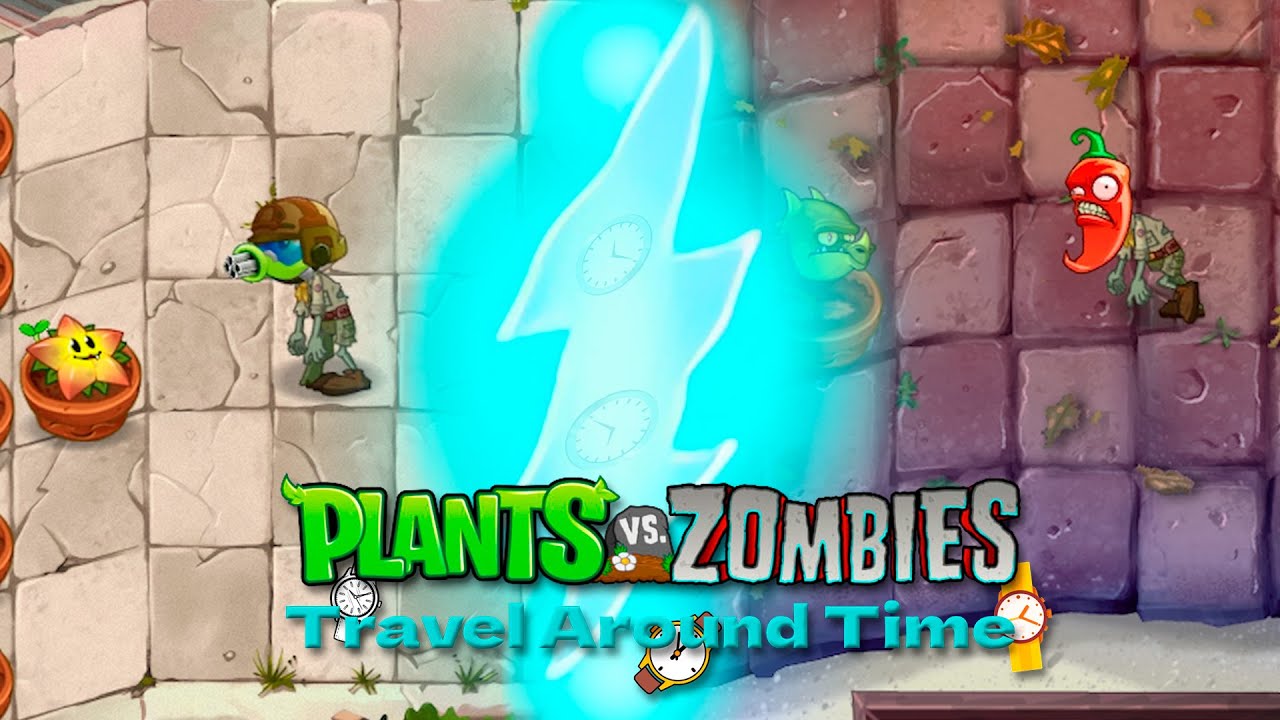 Казуальщина продолжается! Plants vs Zombies: Travel Around Time (Часть 2)