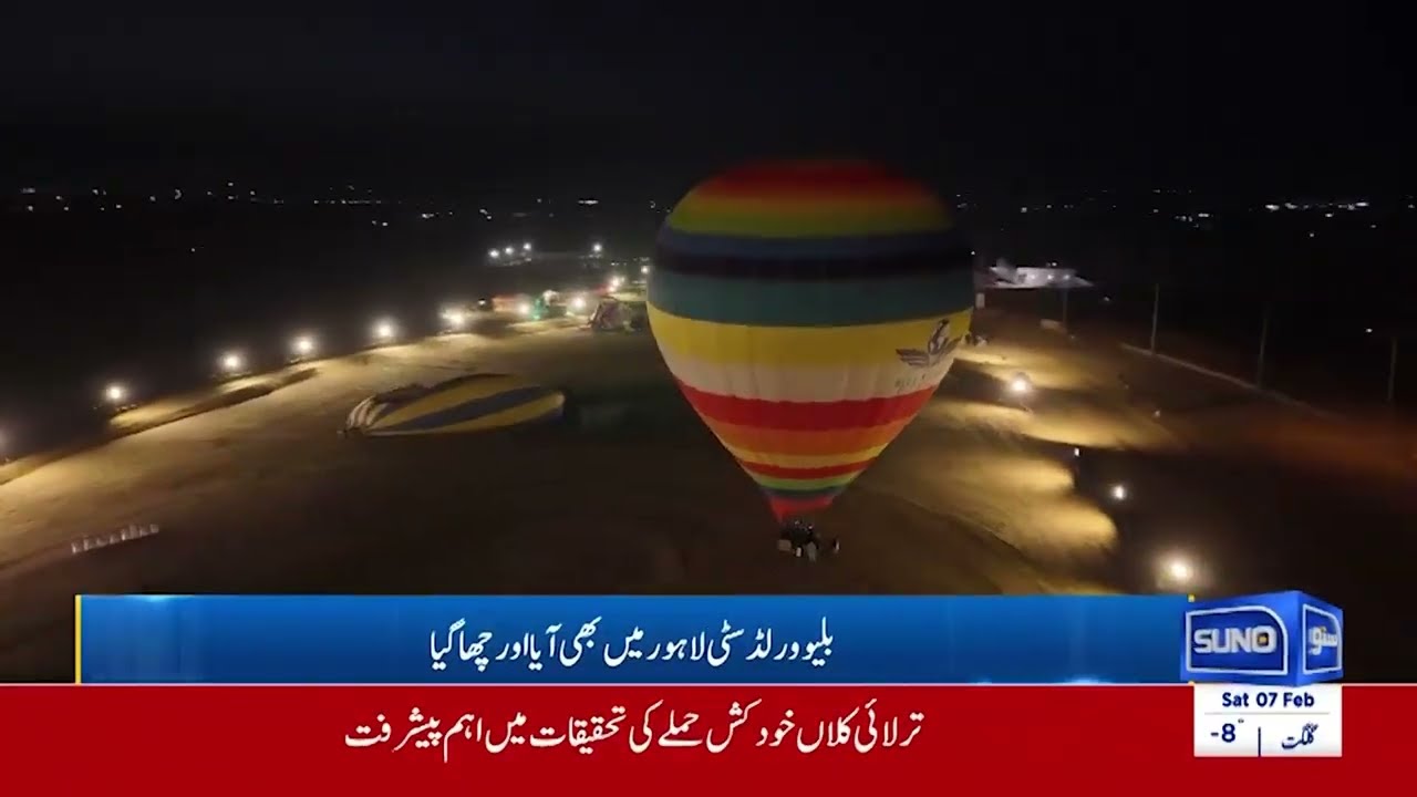 Hot Air Balloons for the People of Lahore !