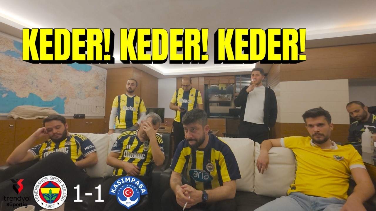 SİYAH SAÇ KALMADI! - FENERBAHÇE 1-1 KASIMPAŞA #fenerbahçe