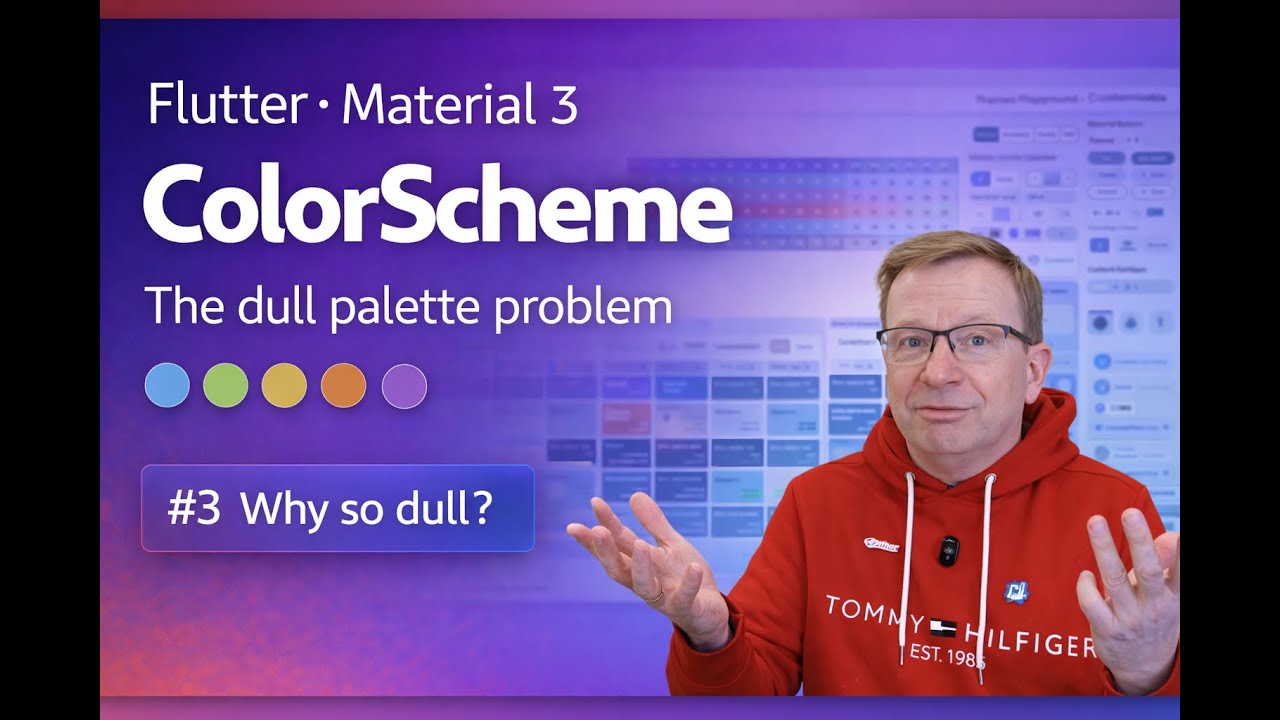 Flutter Material 3 ColorScheme from Seed &mdash; #3 Why Does It Look Dull?