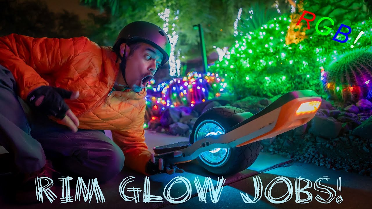 Glowing RGB Rim Lights For Your Onewheel!