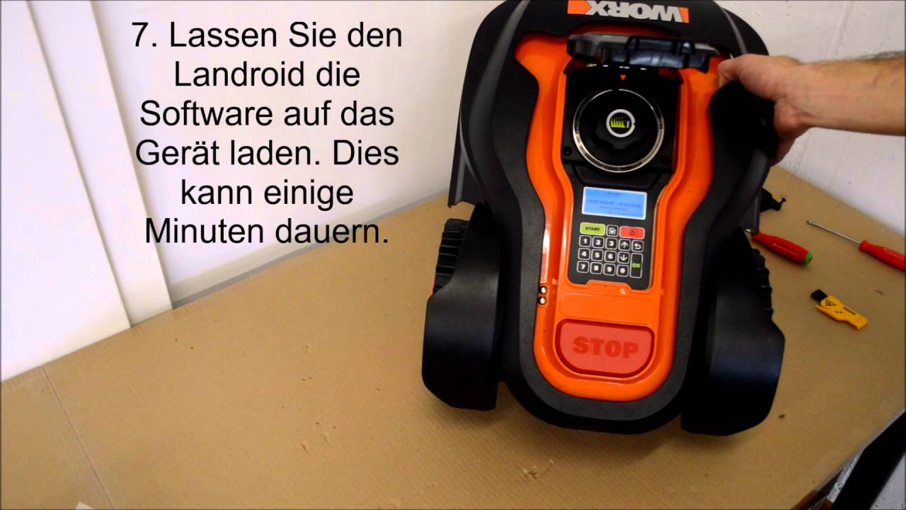 WORX Landroid Softwareupdate (Self-Service Anleitung)