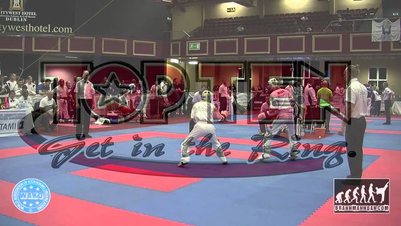 Livia Murvai HUN v Giulia Cavallaro ITA WAKO World Championships 2015, Dublin