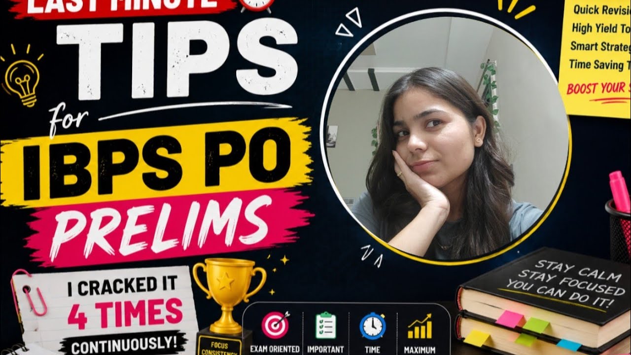 Last minute tips for ibps po prelims! #ibps #ibpspo #study #banker 