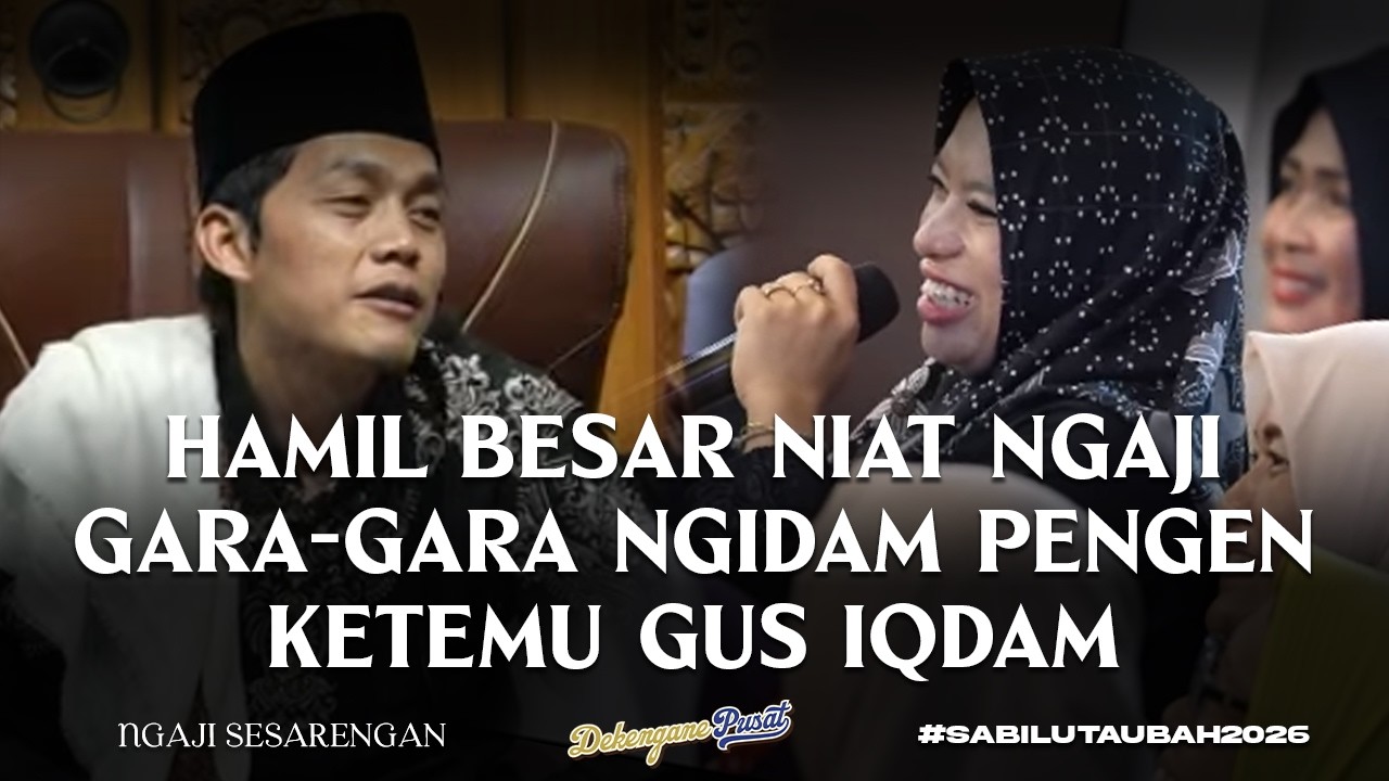 NEKAT! Hamil Besar Tetap Berangkat Ngaji Demi Ketemu Gus Iqdam: 