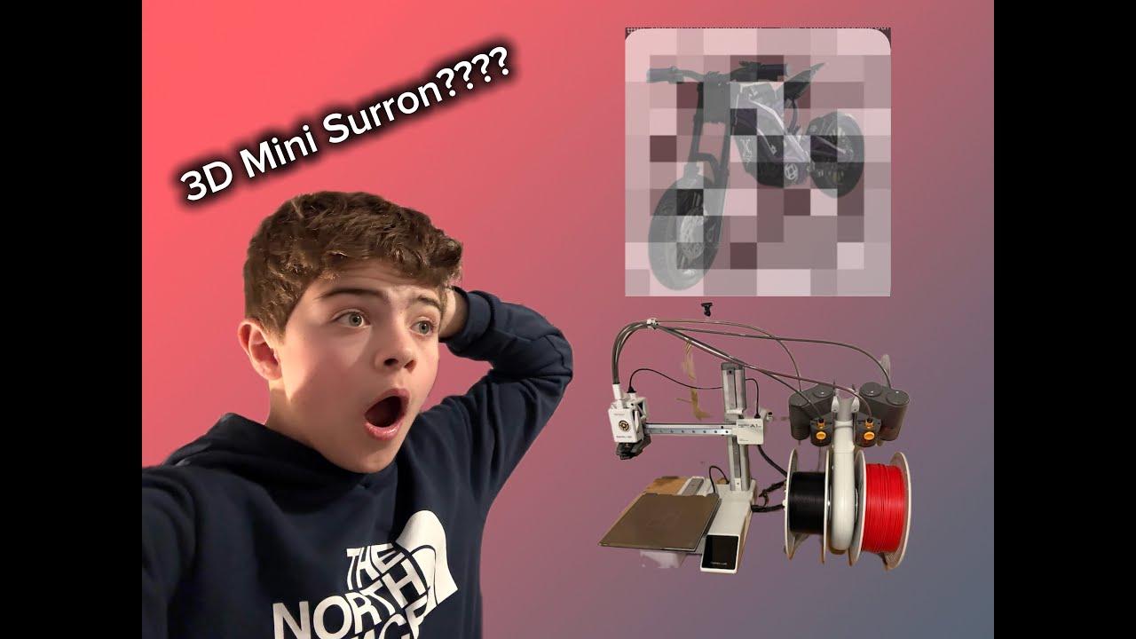 I 3D PRINTED A MINI SURRON!!