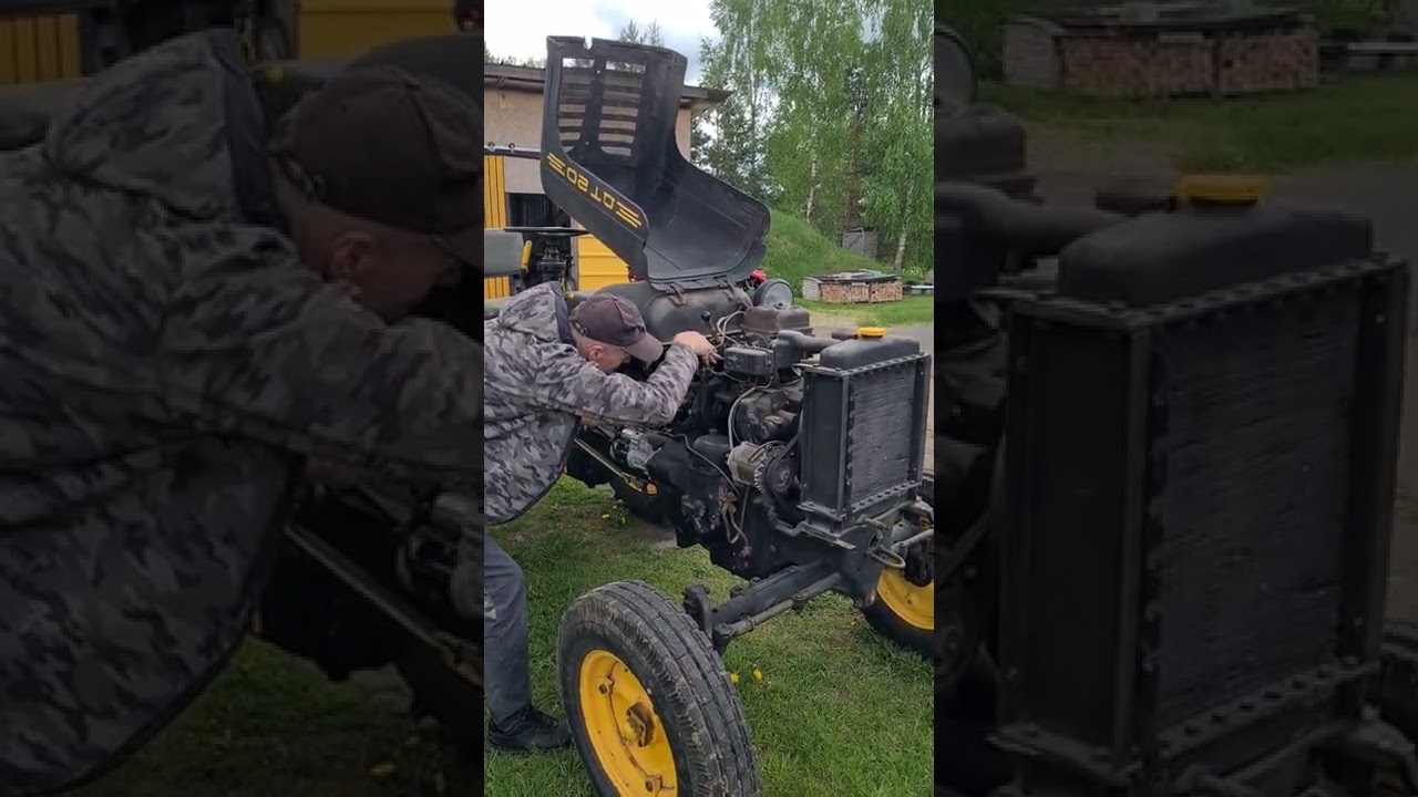 DT 20 tractor start cold