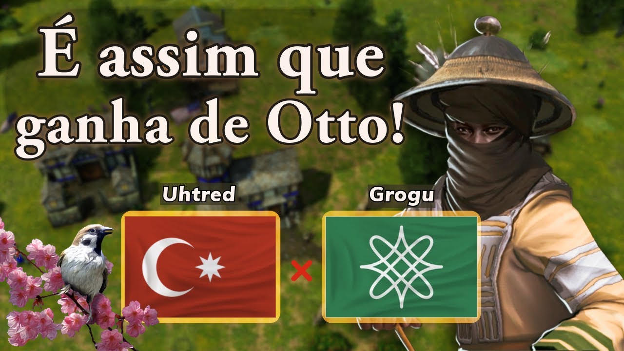 Grogu sabe o caminho Anti-Otto! Vamos aprender! - Grogu vs Uhtred - Age of Empires 3: DE