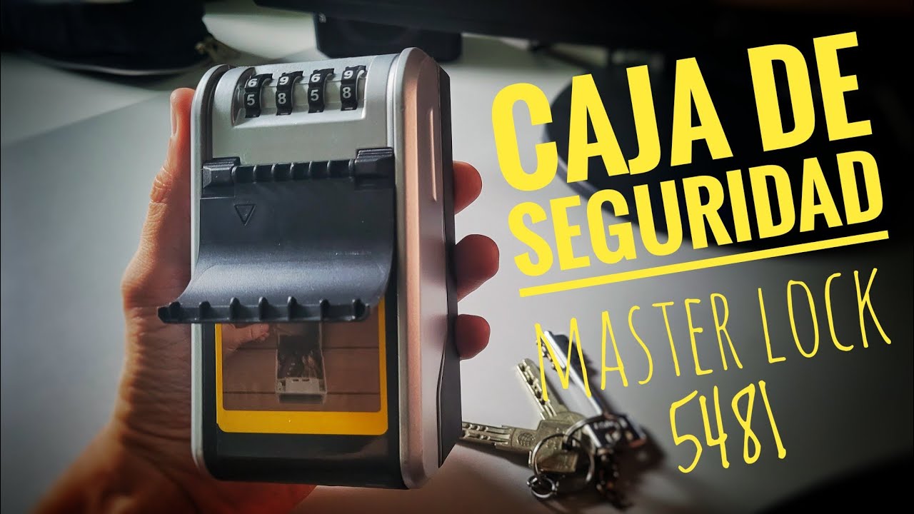 ✅ ¡Adiós a la llave bajo el felpudo! Probamos la nueva caja fuerte para llaves Master Lock 5481EURD