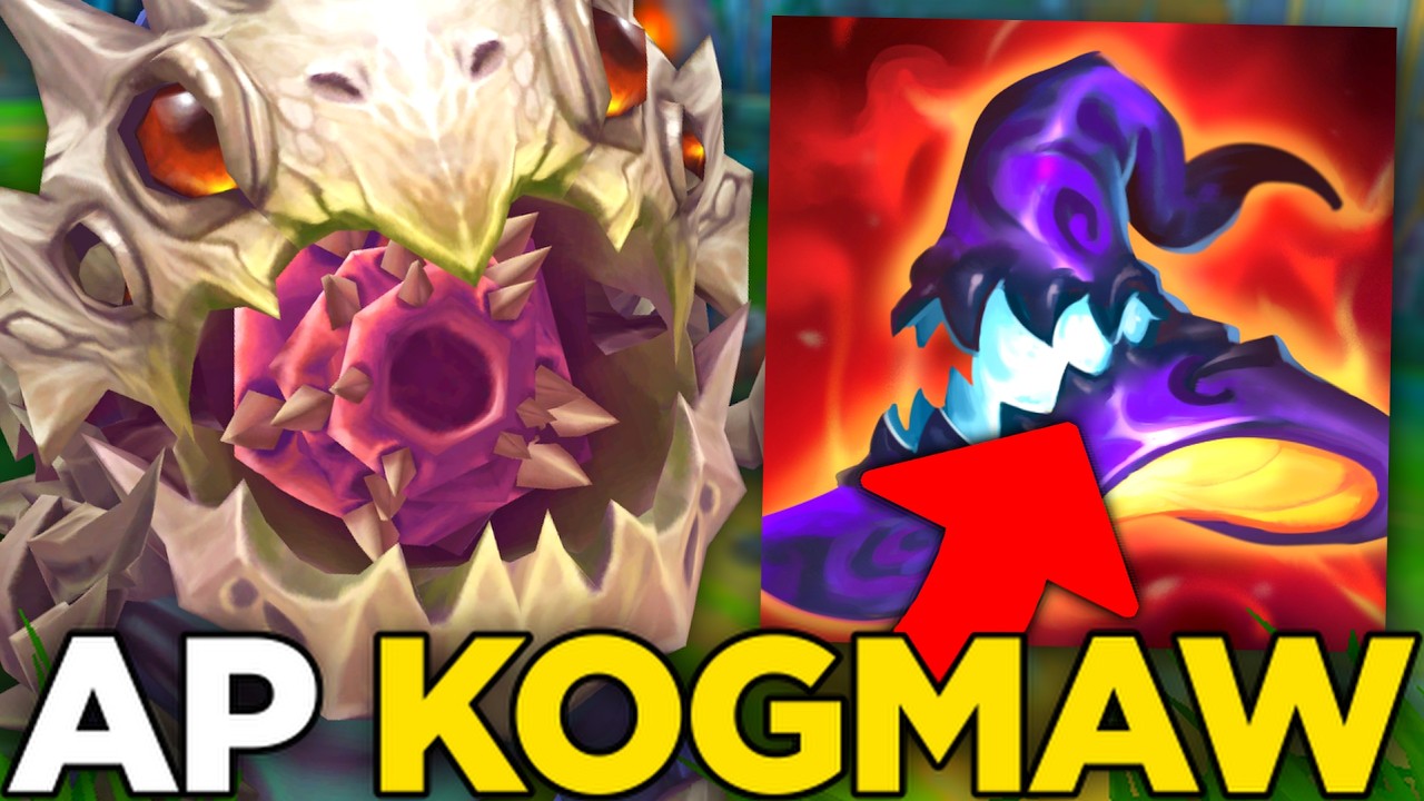 Kog'Maw pod FULL AP bije całkiem sporo w League of Legends