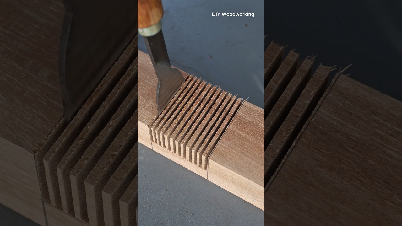 Wykuwam kilka p&oacute;łokrążeń i dobrze się bawię #obr&oacute;bkastolarska #tw&oacute;rca #stolarstwo #drewno #madera #asmr
