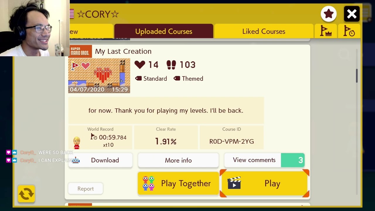 [SUPER MARIO MAKER 2] THE CORYD_ MARIO MAKER 2 LEVELS Day 11