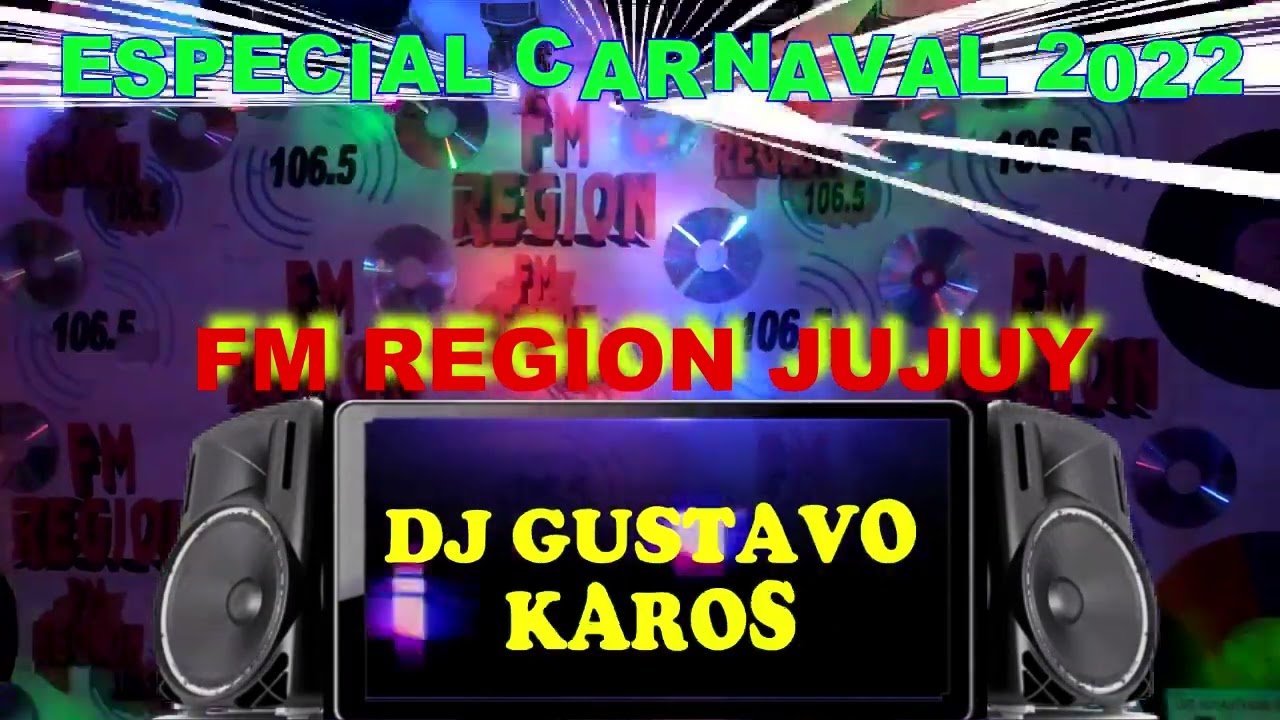 CUMBIAS - CUARTETO ANIMADO - CARNAVALERO 2022 DJ GUSTAVO KAROS ANIMACION GUSTAVO ARAMAYO - FM REGION