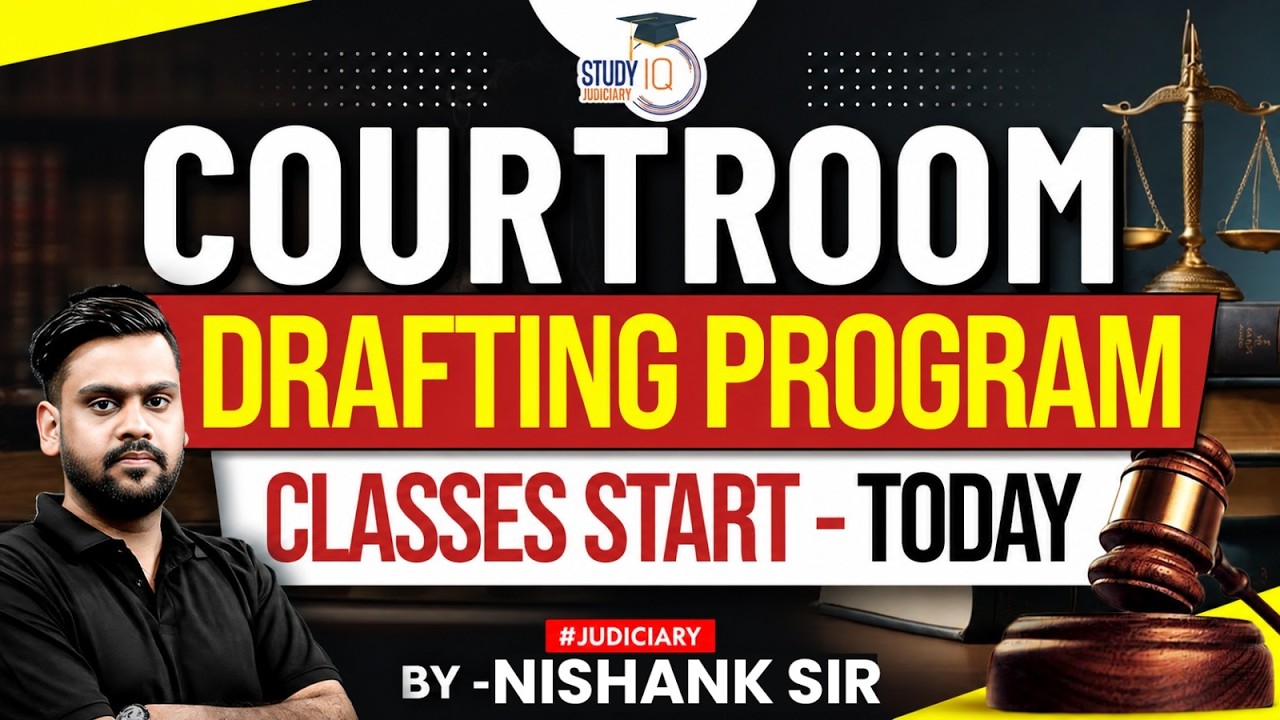 CourtRoom Drafting Program | New Batch Starts Today | Details by Nishank Sir