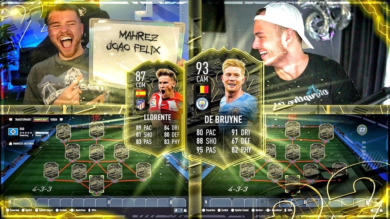FIFA 22: DE BRUYNE vs LLORENTE SIGNATURE SQUAD BUILDER BATTLE 🔥🔥